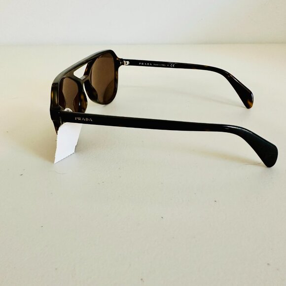 PRADA TORTOISE SHELL SUNGLASSES SPR22R 2AU-8C1 100% UV PROTECTION MADE IN ITALY main image 8